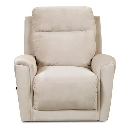 Transitional Swivel Rocking Reclining Chair